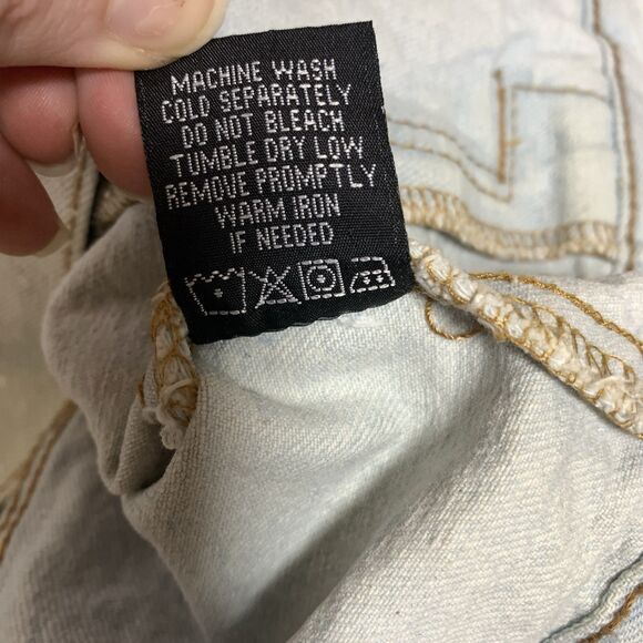 Brooklyn Cloth Graphic Denim Jacket Stay Wavy Womens L Streetwear - Picture 12 of 12